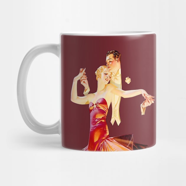 Ballroom Dancing Art Deco Vintage Jazz Age Dancer Gift by Closeddoor